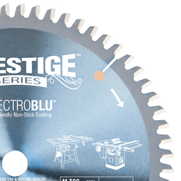 Prestige 8" x 64 Teeth Electro-Blu Non-Stick Coated Non-Melt Plastic Saw Blade - Alt Image 1