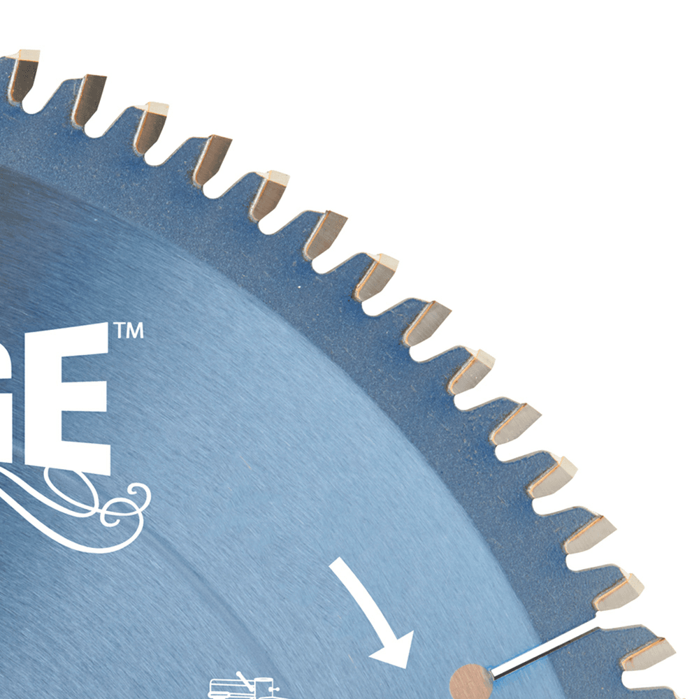 Prestige 12" x 96 Teeth Electro-Blu Non-Stick Coated Double-Face Melamine Saw Blade - Alt Image 1