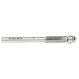 3/16" x 1-23/32" Miniature Flush Trim Bit with Lower Ball Bearing, 2-Flute, 1/8" Shank - Alt Image 1