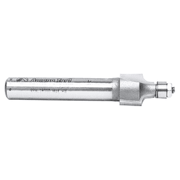 3/8" x 3/32" Radius Miniature Corner Rounding Router Bit with Mini 3/16" Lower Ball Bearing, 2-Flute, 1/4" Shank - Alt Image 1