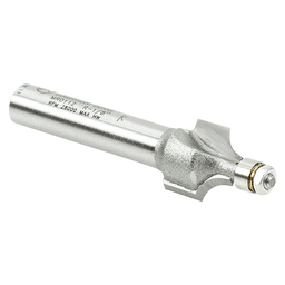 7/16" x 1/8" Radius Miniature Corner Rounding Router Bit with Mini 3/16" Lower Ball Bearing, 2-Flute, 1/4" Shank - Alt Image 2