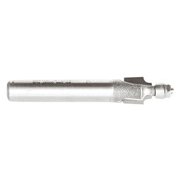 5/16" x 1/16" Radius Miniature Corner Rounding Router Bit with Mini 3/16" Lower Ball Bearing, 2-Flute, 1/4" Shank - Alt Image 1