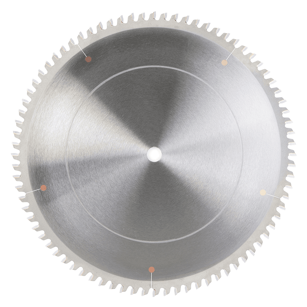 12" x 80 Teeth Rip/Cross-Cut Miter Saw Blade, 5/8" Bore Diameter - Main Image