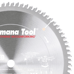 10" x 80 Teeth Double-Face Melamine Saw Blade - Alt Image 1