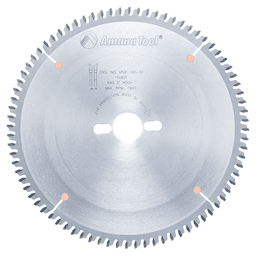 10" x 80 Teeth x -2&#730; Double-Face Melamine Saw Blade, 30mm Bore - Main Image