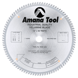 12" x 96 Teeth Double-Face Melamine Saw Blade - Main Image