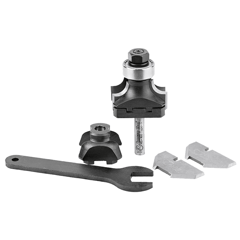 3" Nova Body Type A Edge Form Routing Set, 1/4" Shank - Main Image