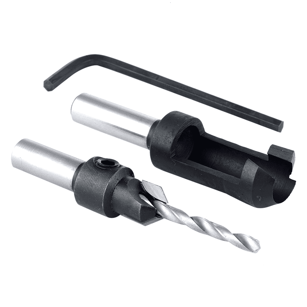 9/64" 2-Piece Countersink/Steel Plug Cutter Set - Alt Image 2