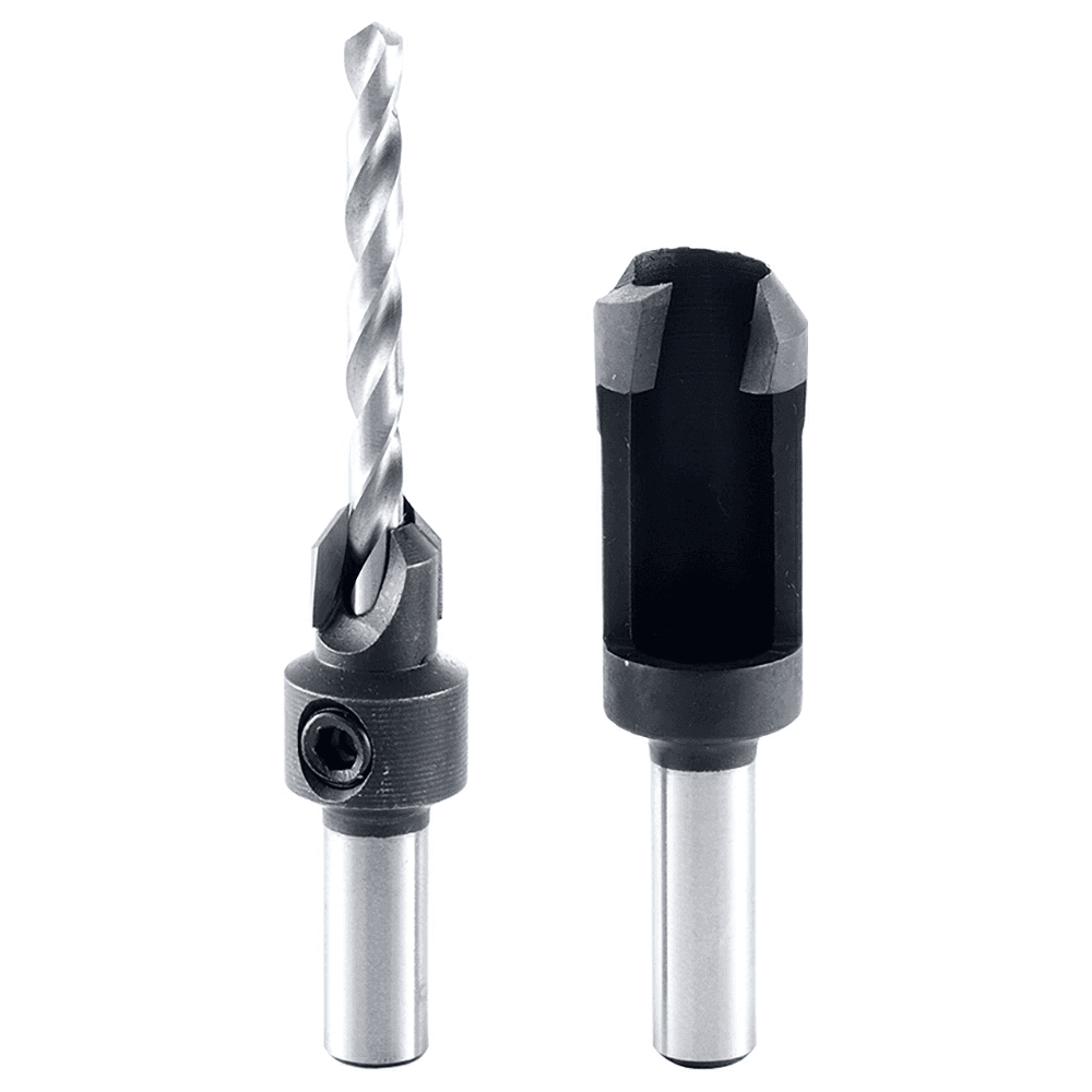 11/64" -Piece Drill Countersink/Steel Plug Cutter Set - Main Image