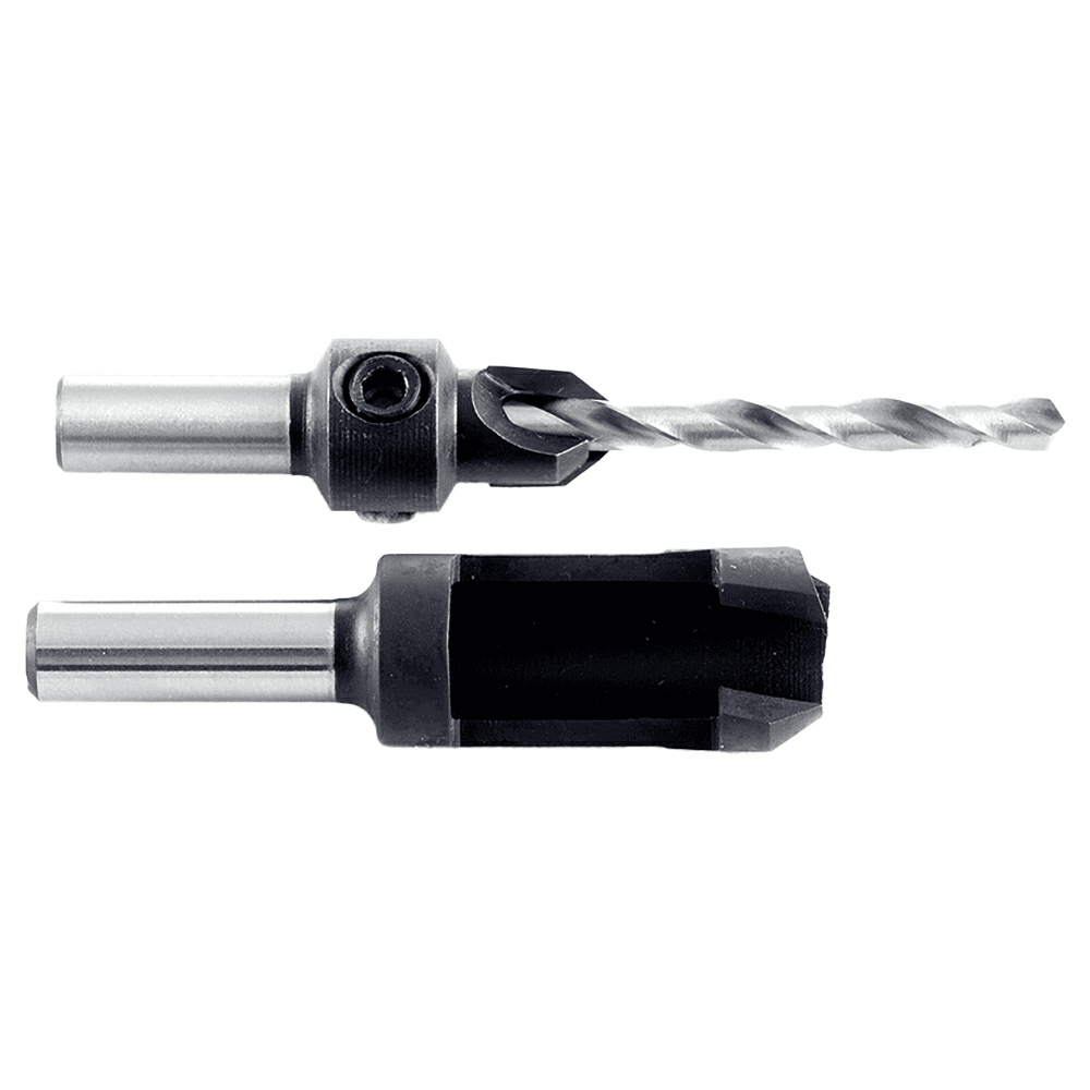 11/64" -Piece Drill Countersink/Steel Plug Cutter Set - Alt Image 1