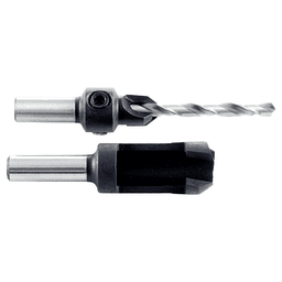 11/64" -Piece Drill Countersink/Steel Plug Cutter Set - Alt Image 1