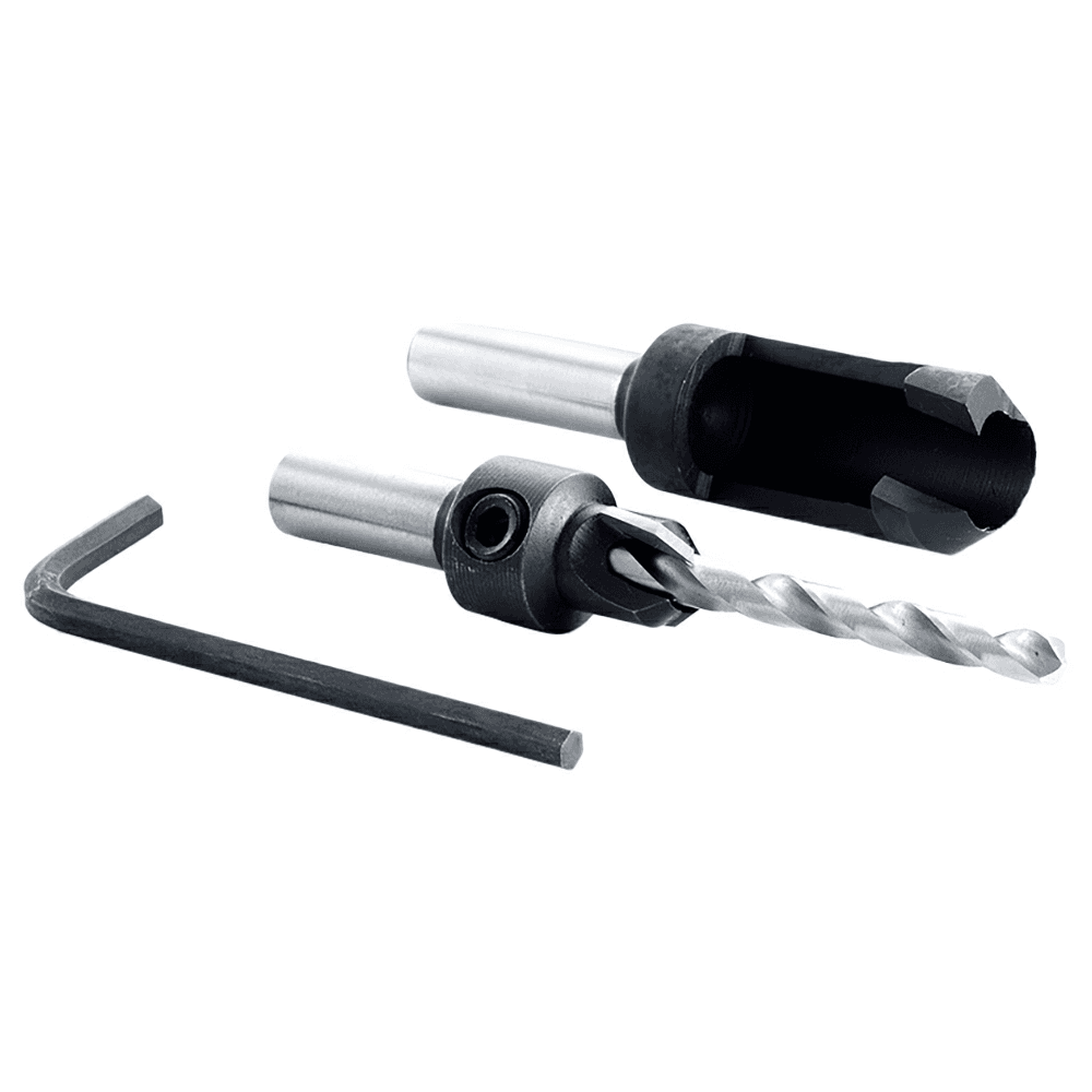 11/64" -Piece Drill Countersink/Steel Plug Cutter Set - Alt Image 2