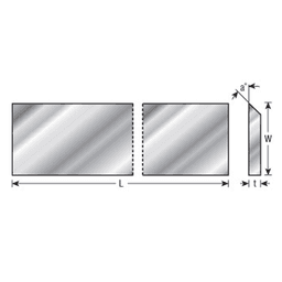 4" x 3/4" x 1/8" Planer/Jointer Knife - Alt Image 1