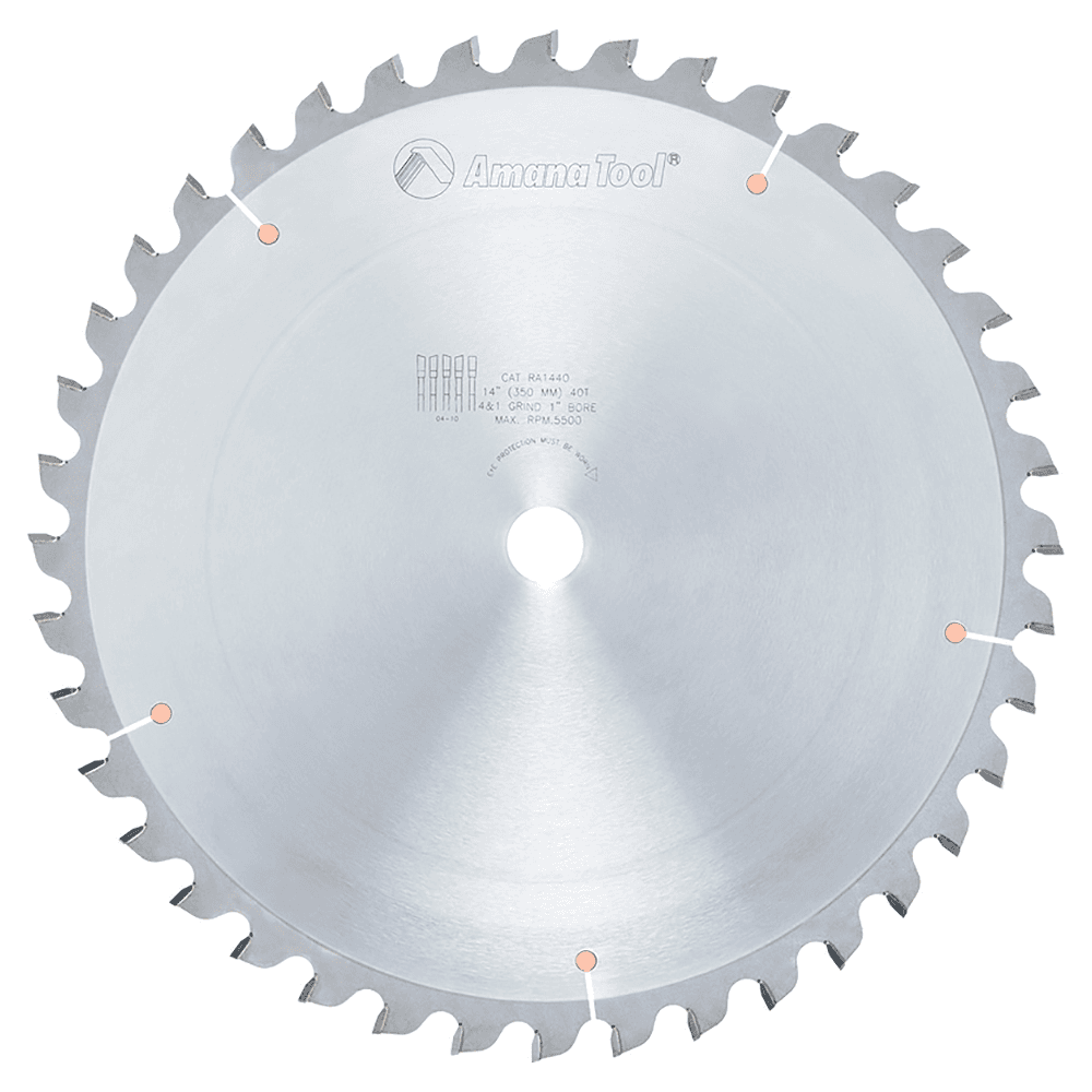 14" x 40 Teeth Radial Arm Circular Saw Blade - Main Image