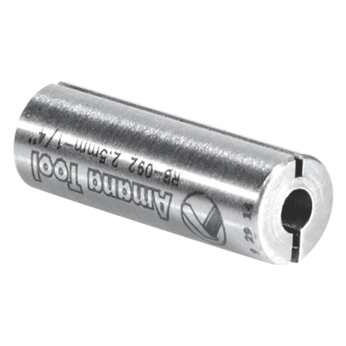 1/4" x 3/4" High Precision Steel Router Collet Reducer, 2.5mm Shank - Alt Image 1