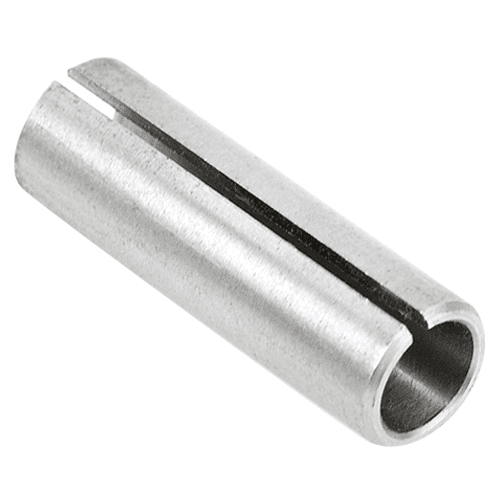 8mm x 1" High Precision Steel Router Collet Reducer, 6mm Shank - Alt Image 1