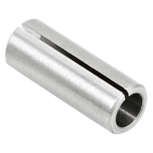 3/8" x 1" High Precision Steel Router Collet Reducer, 1/4" Shank - Alt Image 1