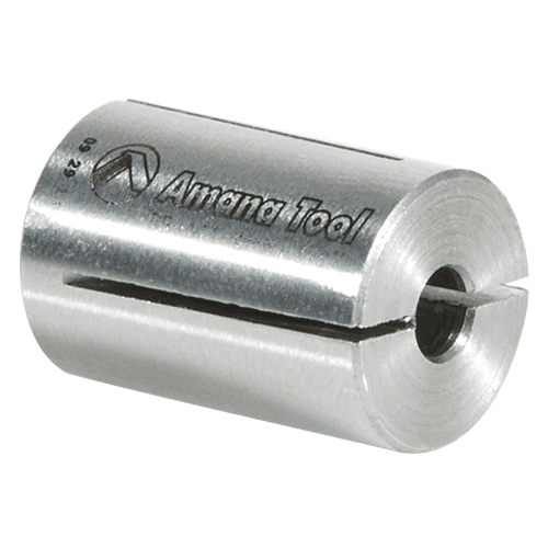 1/2" x 3/4" High Precision Steel Router Collet Reducer, 4mm Shank - Alt Image 1