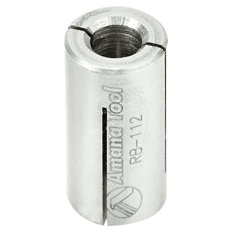 12mm x 1" High Precision Steel Router Collet Reducer, 6mm Shank - Main Image