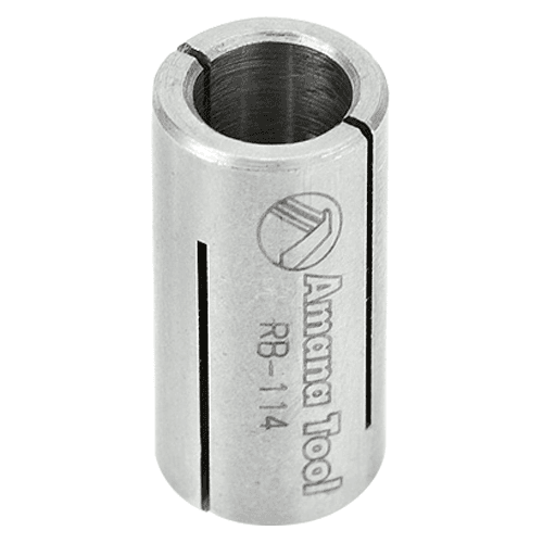 12mm x 1" High Precision Steel Router Collet Reducer, 8mm Shank - Main Image