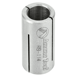 12mm x 1" High Precision Steel Router Collet Reducer, 8mm Shank - Main Image