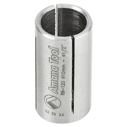 1/2" x 1" High Precision Steel Router Collet Reducer, 10mm Shank - Main Image