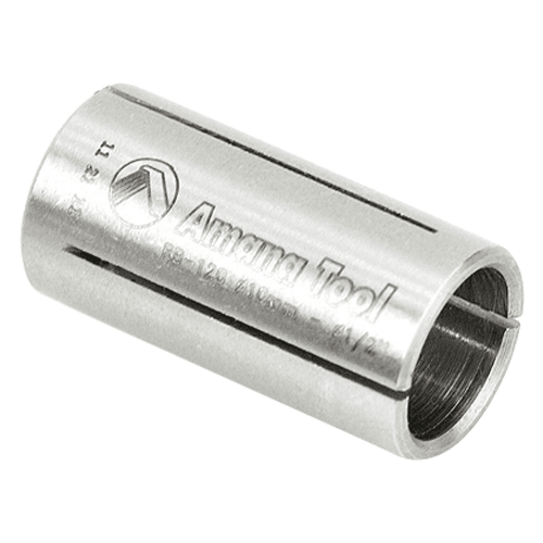 1/2" x 1" High Precision Steel Router Collet Reducer, 10mm Shank - Alt Image 1