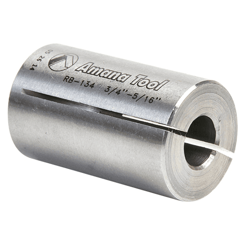 3/4" x 1-1/4" High Precision Steel Router Collet Reducer, 5/16" Shank - Alt Image 2