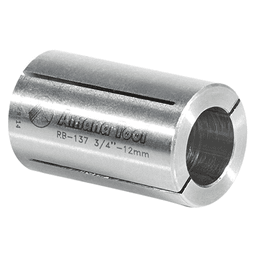 3/4" x 1-1/4" High Precision Steel Router Collet Reducer, 12mm Shank - Alt Image 1