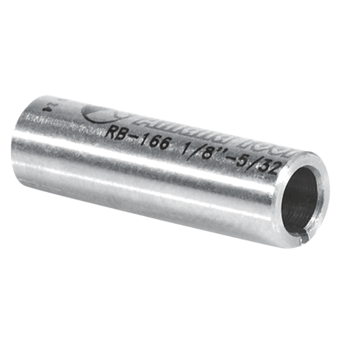 6mm x 20mm High Precision Steel Router Collet Reducer, 4mm Shank - Alt Image 1