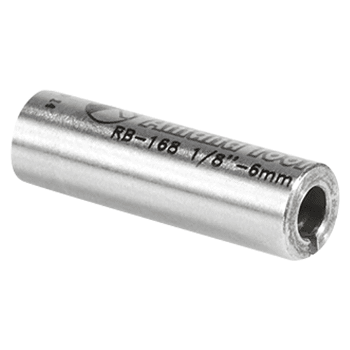 6mm x 20mm High Precision Steel Router Collet Reducer, 1/8" Shank - Alt Image 1