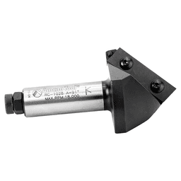 2-5/8" x 3-7/8" 91° CNC Insert V-Groove Router Bit, 1-Flute, 3/4" Shank Alt 2 - Image
