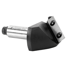 2-5/8" x 3-7/8" 91° CNC Insert V-Groove Router Bit, 1-Flute, 3/4" Shank Alt 3 - Image