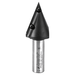 1-1/2" x 4-1/4" 45° CNC Insert V-Groove Router Bit, 1-Flute, 3/4" Shank Main - Image