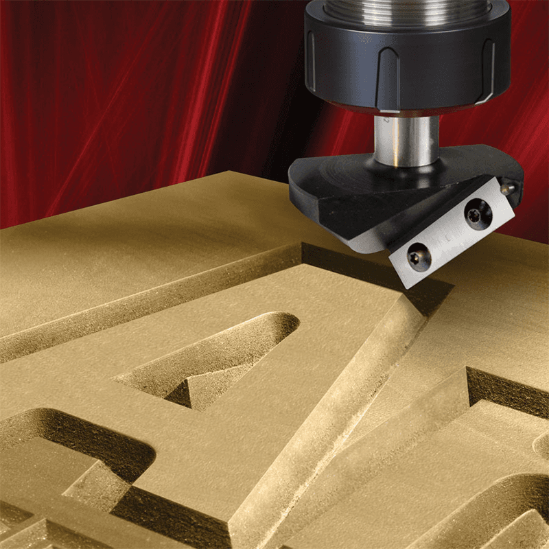 1-1/2" CNC Insert V-Groove 90°, 3/4" Shank Alt 4 - Image