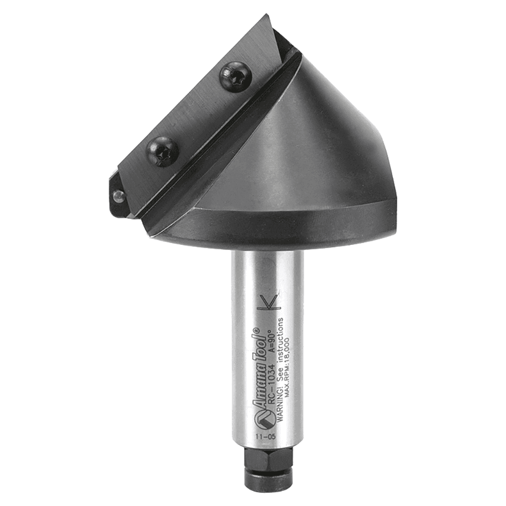 1-1/2" CNC Insert V-Groove 90°, 3/4" Shank Main - Image