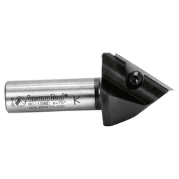 1-7/32" x 2-9/16" 70° CNC Insert V-Groove Router Bit, 1-Flute, 1/2" Shank Alt 2 - Image
