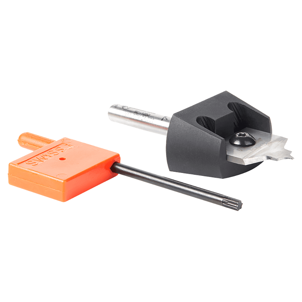 RC-1053 1/8" Radius x 7/8" x 1/4" Tru Point Roundover Insert CNC System Router Bit, 1/4" Shank Alt 3 - Image