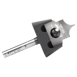 RC-1060 5/16" Radius x 7/8" x 5/16" Tru Point Roundover Insert CNC System Router Bit, 1/4" Inch Shank Alt 2 - Image