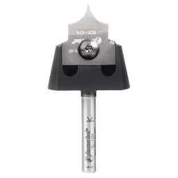 RC-1060 5/16" Radius x 7/8" x 5/16" Tru Point Roundover Insert CNC System Router Bit, 1/4" Inch Shank Main - Image