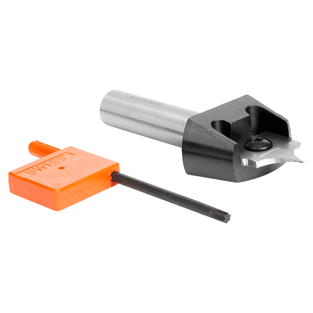 RC-1063 3/8" Radius x 7/8" x 3/8" Tru Point Roundover Insert CNC System Router Bit, 1/2" Inch Shank Alt 3 - Image
