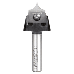 RC-1063 3/8" Radius x 7/8" x 3/8" Tru Point Roundover Insert CNC System Router Bit, 1/2" Inch Shank Main - Image