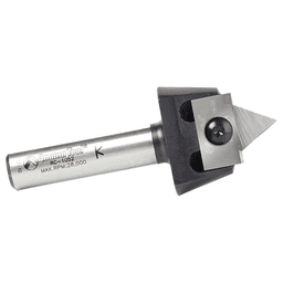RC-1065 7/8" x 1/2" 60° Tru Point CNC System Insert V-Groove Router Bit, 1/2" Shank Alt 2 - Image