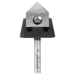RC-1066 7/8" x 3/8" 90° Tru Point CNC System Insert V-Groove Router Bit, 1/4" Shank Main - Image