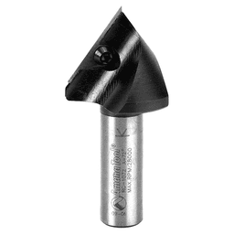 1-1/4" x 2-19/32" 72° CNC Insert V-Groove Router Bit, 1-Flute, 1/2" Shank Main - Image