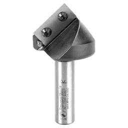 1-1/2" x 3" 91° CNC Insert V-Groove Router Bit, 1-Flute, 1/2" Shank Main - Image