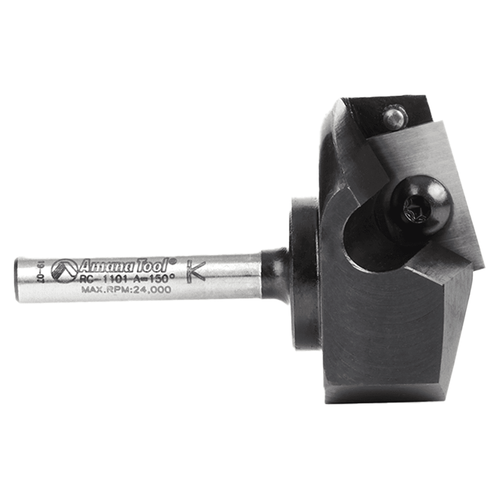 Insert V-Groove 150° x 13/64 x 1/4" Shank CNC Router Bit Alt 2 - Image