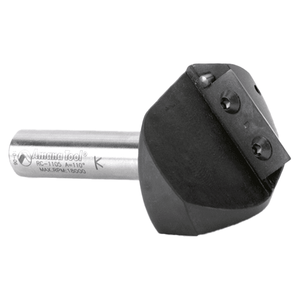 1-3/4" Dia x 5/8" CNC Insert V-Groove 110°, 1/2" Shank Alt 3 - Image