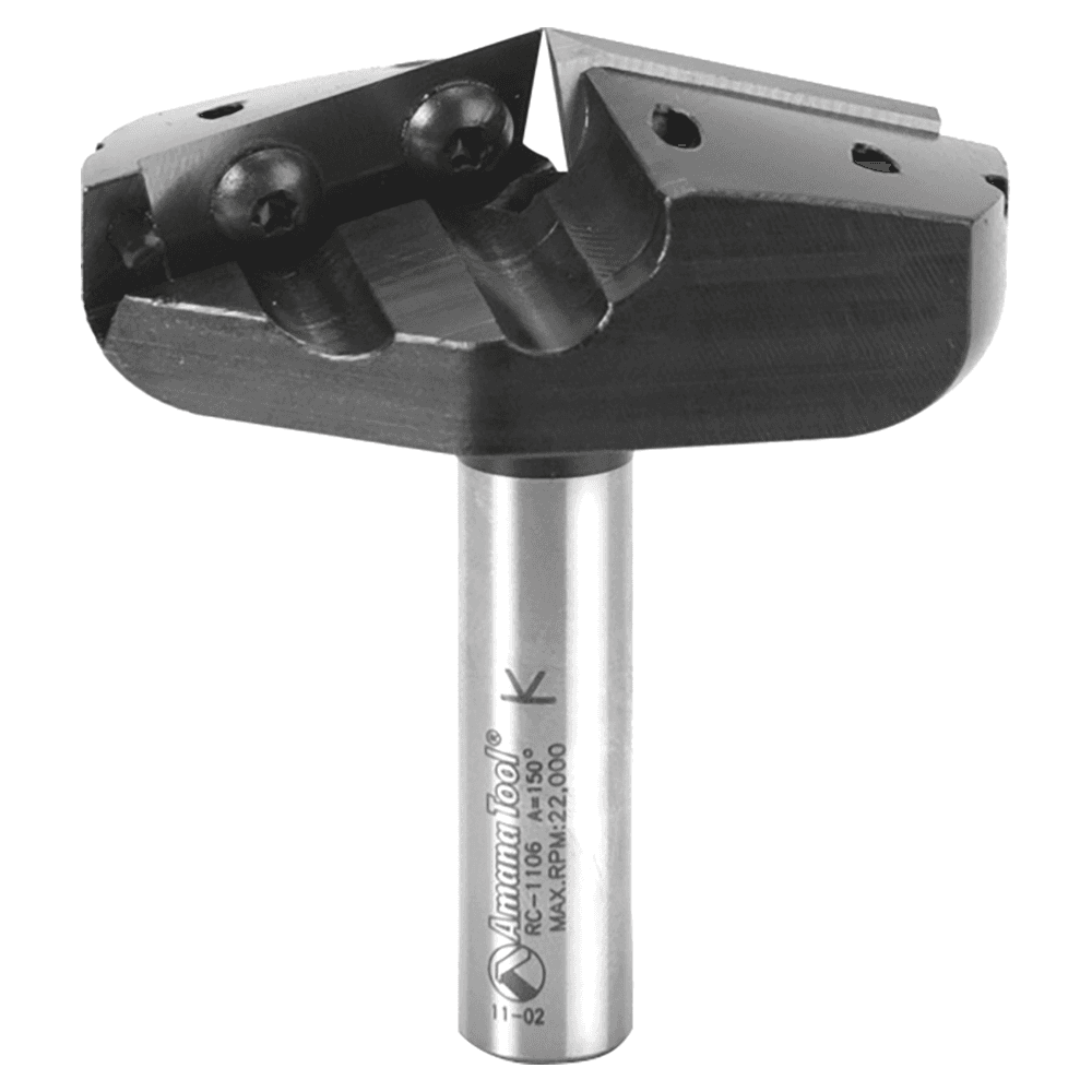 Insert V-Groove 150° x 19/64 x 1/2" Shank CNC Router Bit Main - Image