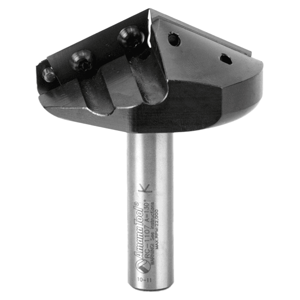 Insert V-Groove 130° x 1/2 x 1/2" Shank CNC Router Bit Main - Image